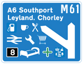 M61 Junction 8