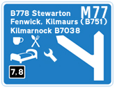 M77 Junction 7,8